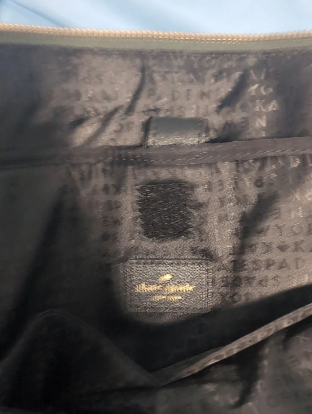 Kate Spade Vinyl Laptop Bag in Olive